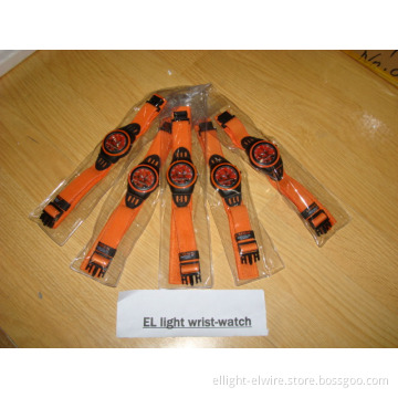 EL light,EL product,EL wrist band watch,el Wrist-watch